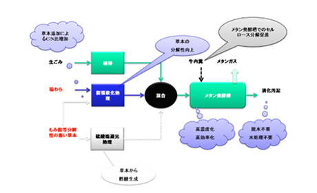 メタン発酵の実施フロー