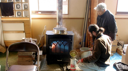 Provided free of charge for shelters in TOHOKU area, hit by the terrible earthquake on 11.3.2011.